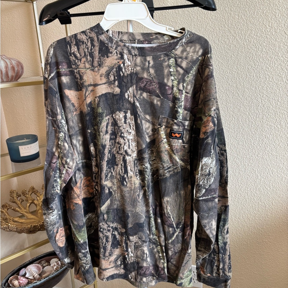 Walls Outdoor‎ Goods Camo Long Sleeve Pocket Shirt XL Hunting Workwear